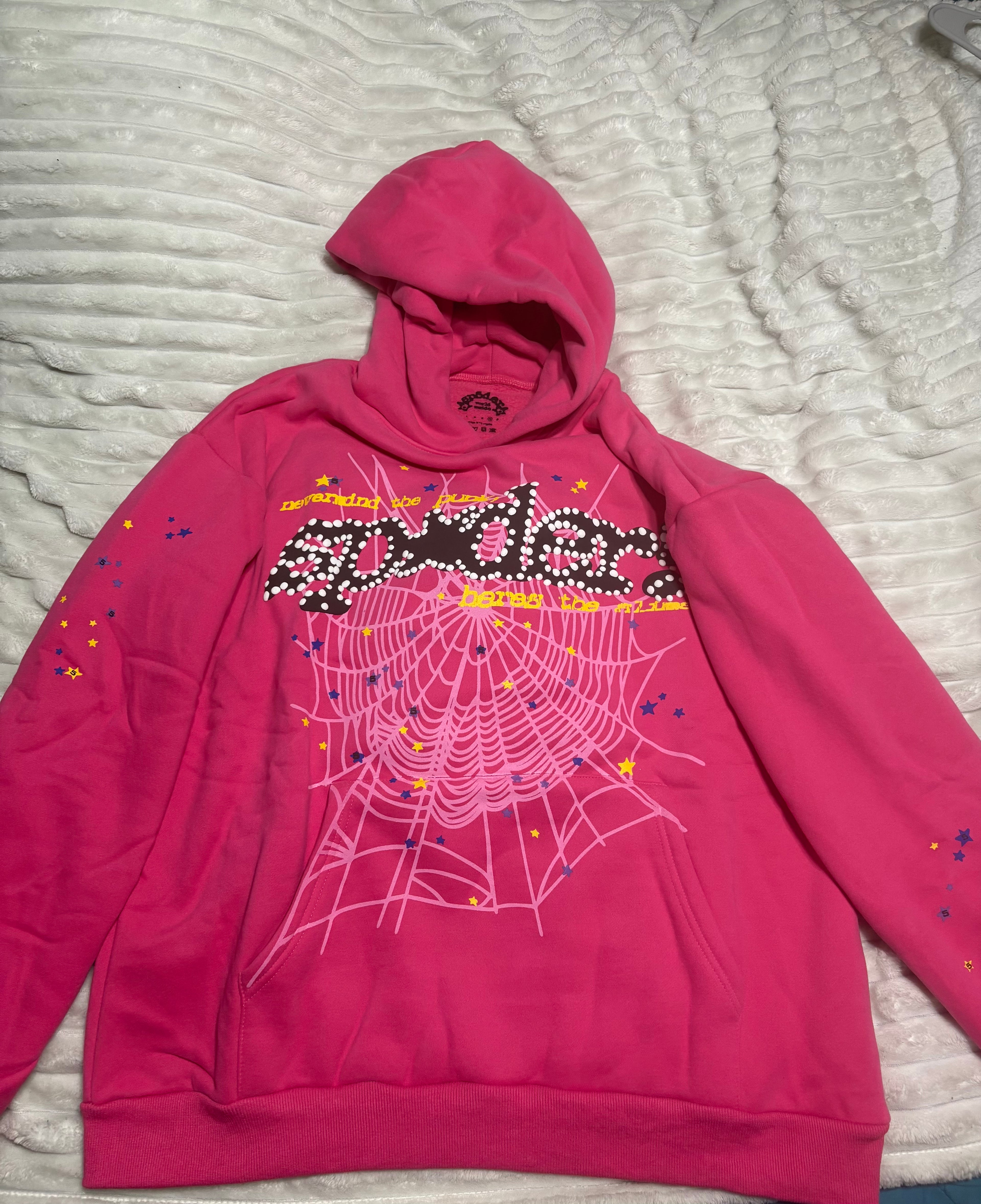 MAGENTA SP5DER HOODIE